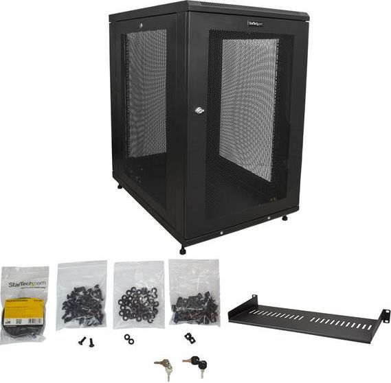 Kabinet për serverë StarTech 19" 18U, i zi