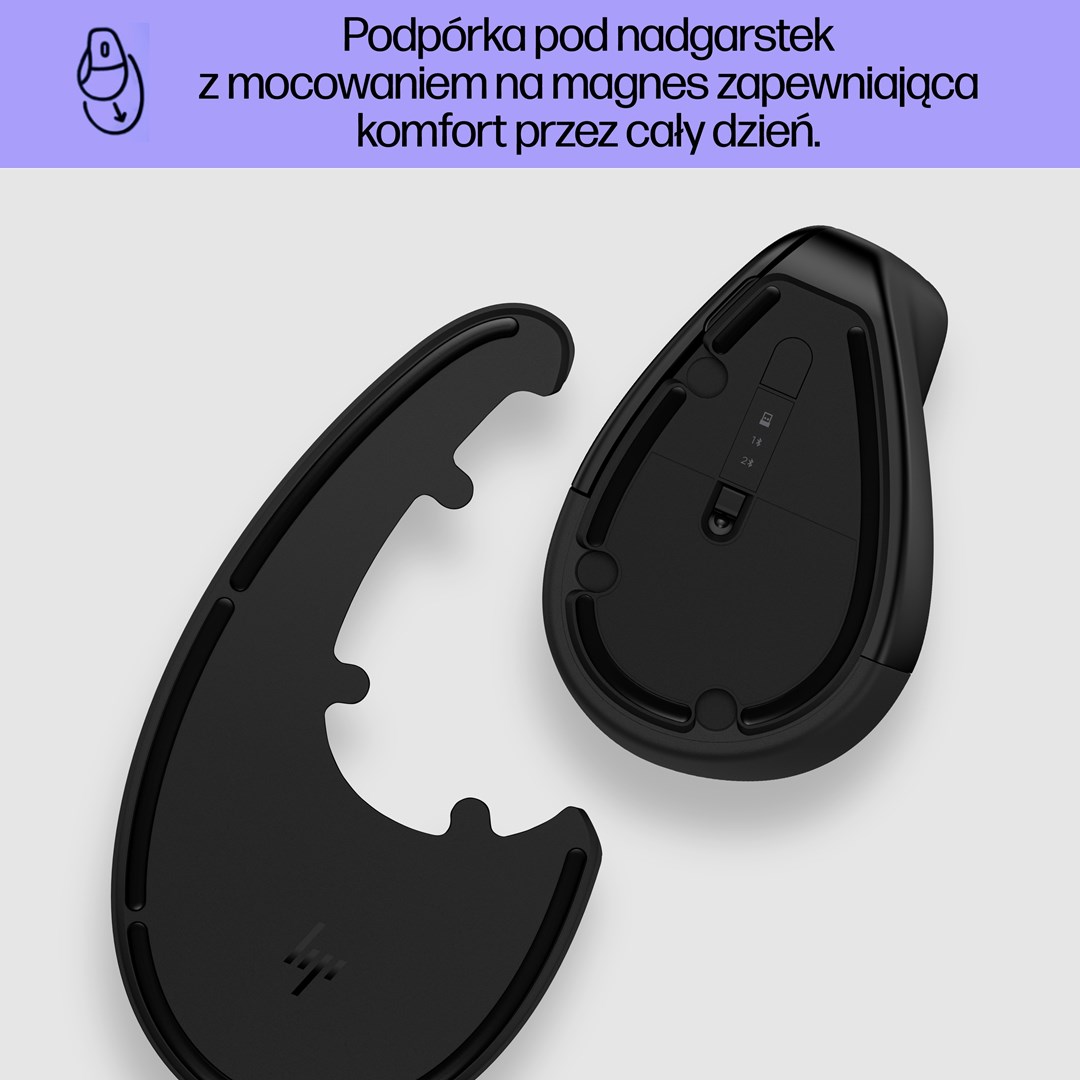 Maus HP 920, Bluetooth + USB Type-A, ergonomik, i zi