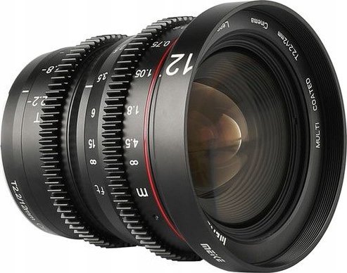 Објектив Meike MK 12mm T2.2, Micro Four Thirds, рачен, црн