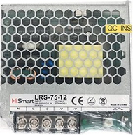 Напојување HiSmart LRS-75-12, 12V 6A, 72W, сиво
