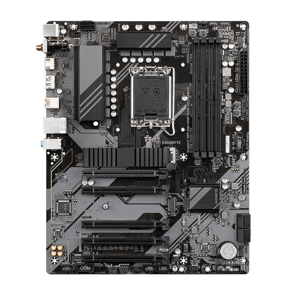 Pllakë amë Gigabyte B760 DS3H AX, LGA 1700, Intel B760, ATX, e zezë