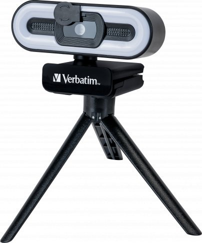 Webcam Verbatim 49579, Full HD 1080p, USB 2.0, e zezë