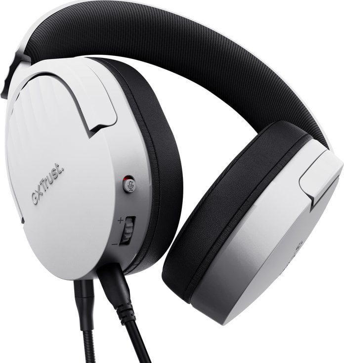 Kufje gaming Trust GXT 489W Fayzo, stereo, me mikrofon, të bardha të zeza