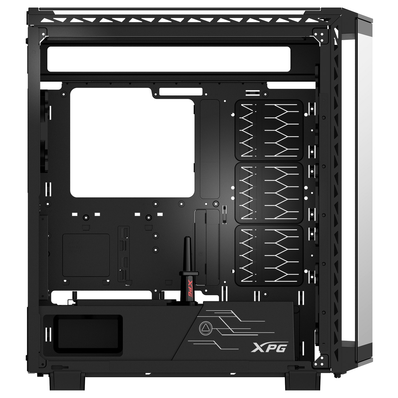 Kasë Adata XPG BATTLECRUISER II, Midi Tower, e zezë