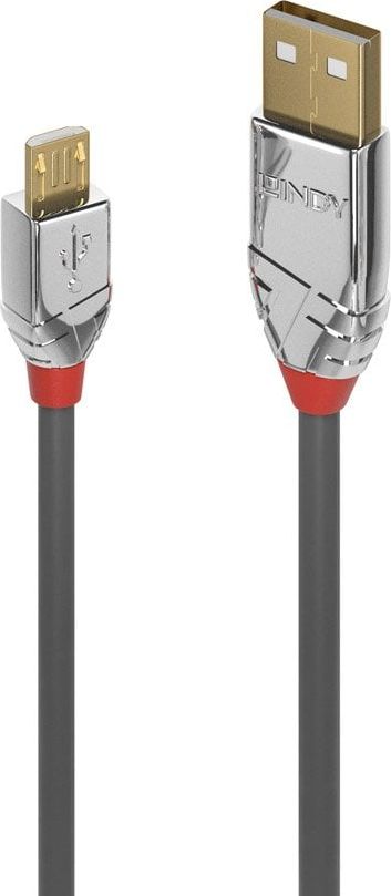 Kabllo Lindy USB-A - microUSB, 0.5m, e hirtë