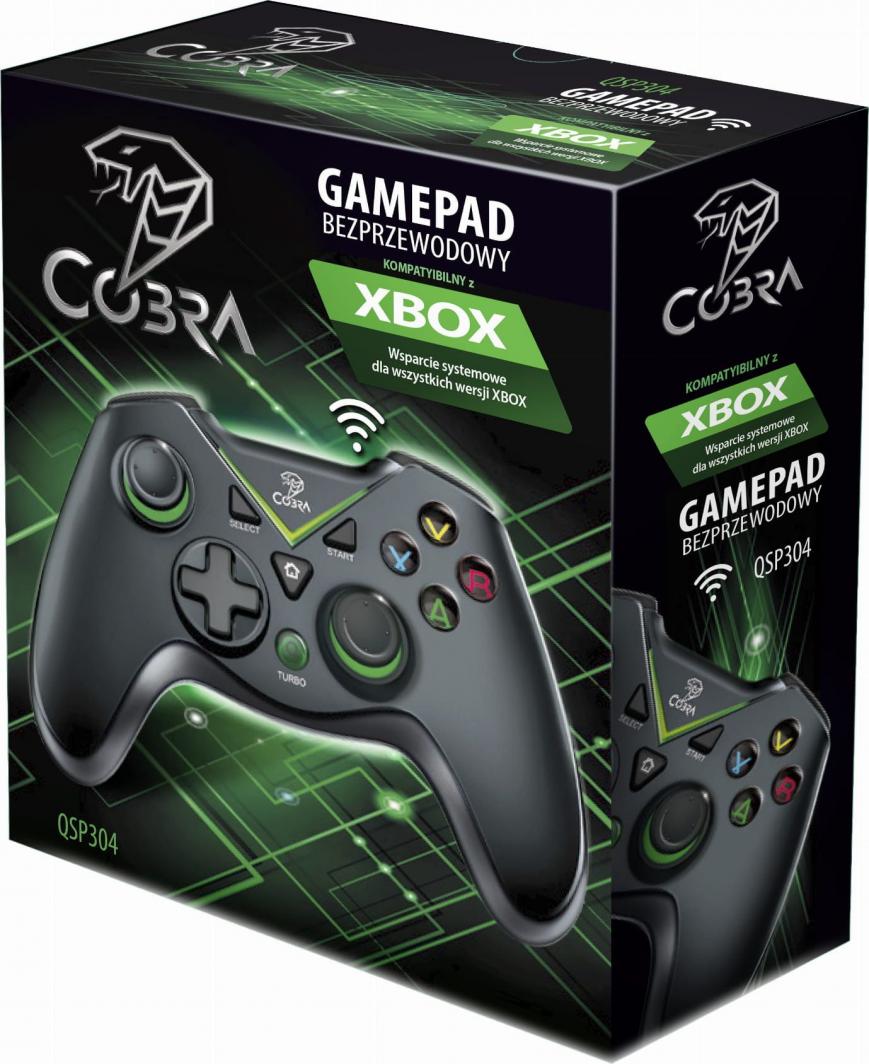 Контролер Q-SMART QSP304 Cobra, Безжичен, црн