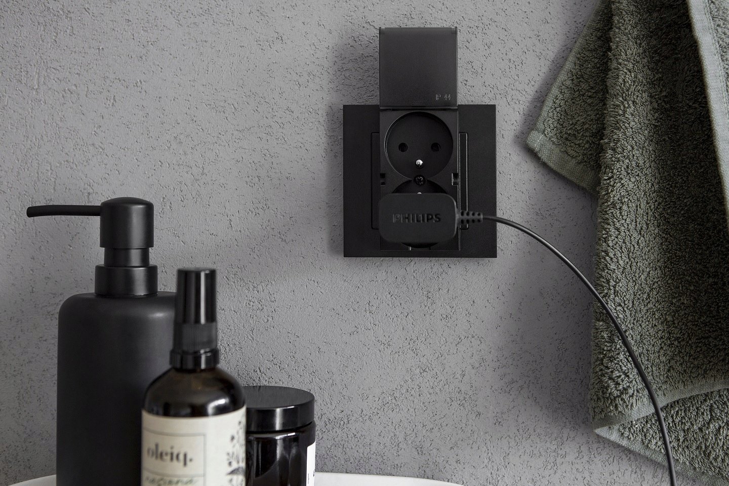 Prizë antene Simon 55 SAT SAT RTV, modul muri, e bardhë mat