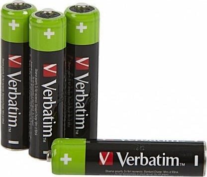 Bateri të rikarikueshme Verbatim AAA R03, 950mAh, NiMH, 4 copë