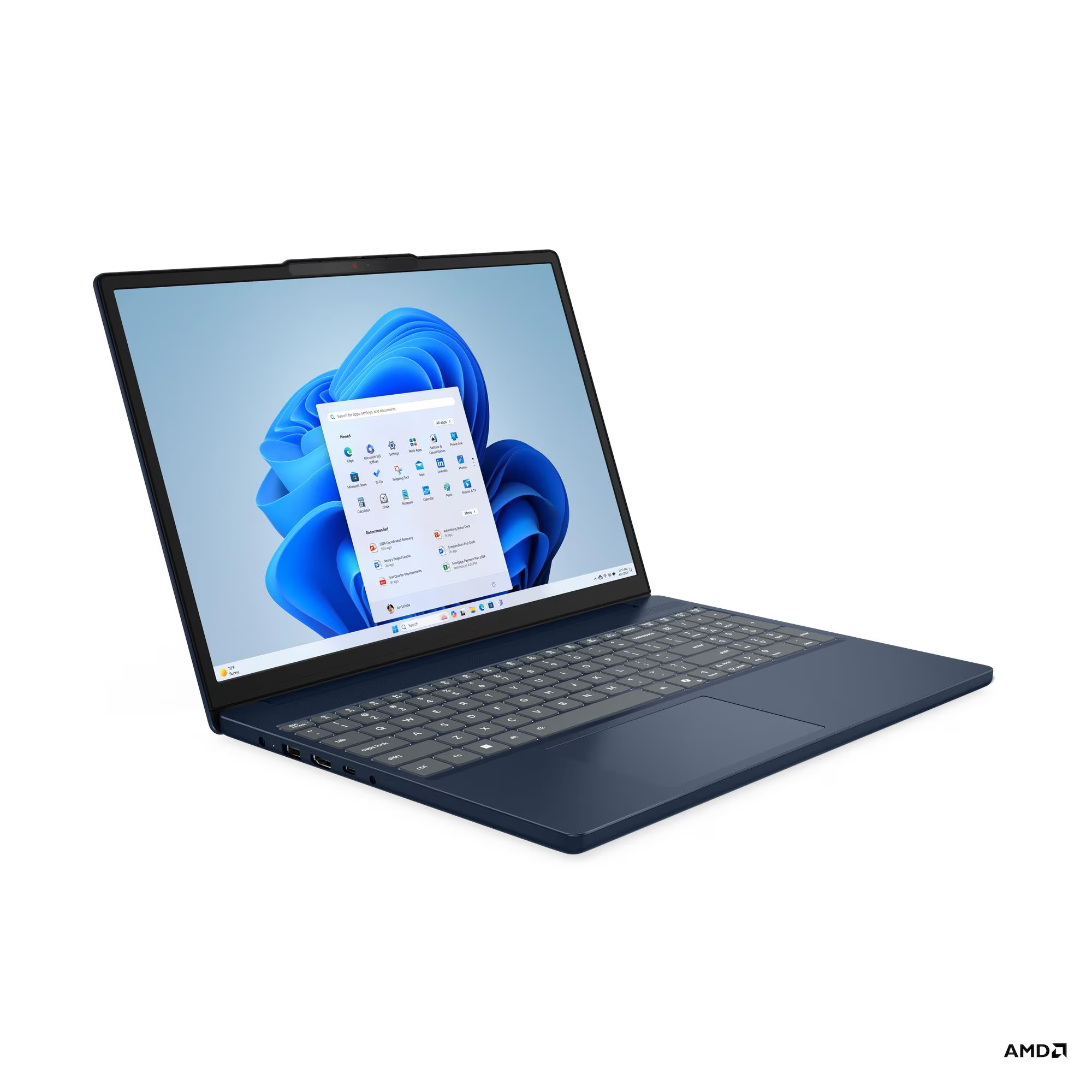 Laptop Lenovo IdeaPad Slim 3 15ARP10 15.3", AMD Ryzen 5 7535HS, 16GB DDR5, 512GB SSD, AMD Radeon 660M, i kaltër