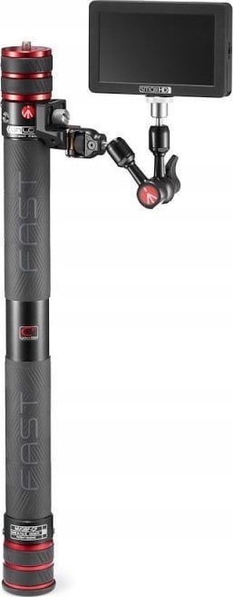 Konektor aksesorësh Manfrotto Gimboom, montim për Gim-Pod dhe monitorë, i zi