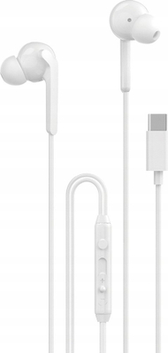 Kufje me kabllo Dudao X3C+, USB-C, 1.2m, të bardha