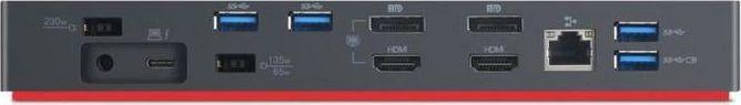 Stacion/Replikator Lenovo ThinkPad Thunderbolt 3 Dock Gen 2 (40AN0135DK), 2x HDMI, 2x DisplayPort, 1x Gigabit LAN, i zi