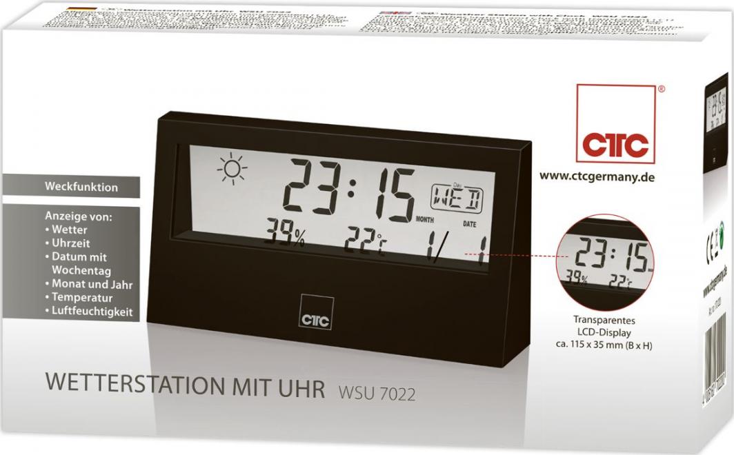 Stacion moti Clatronic WSU 7022, i zi