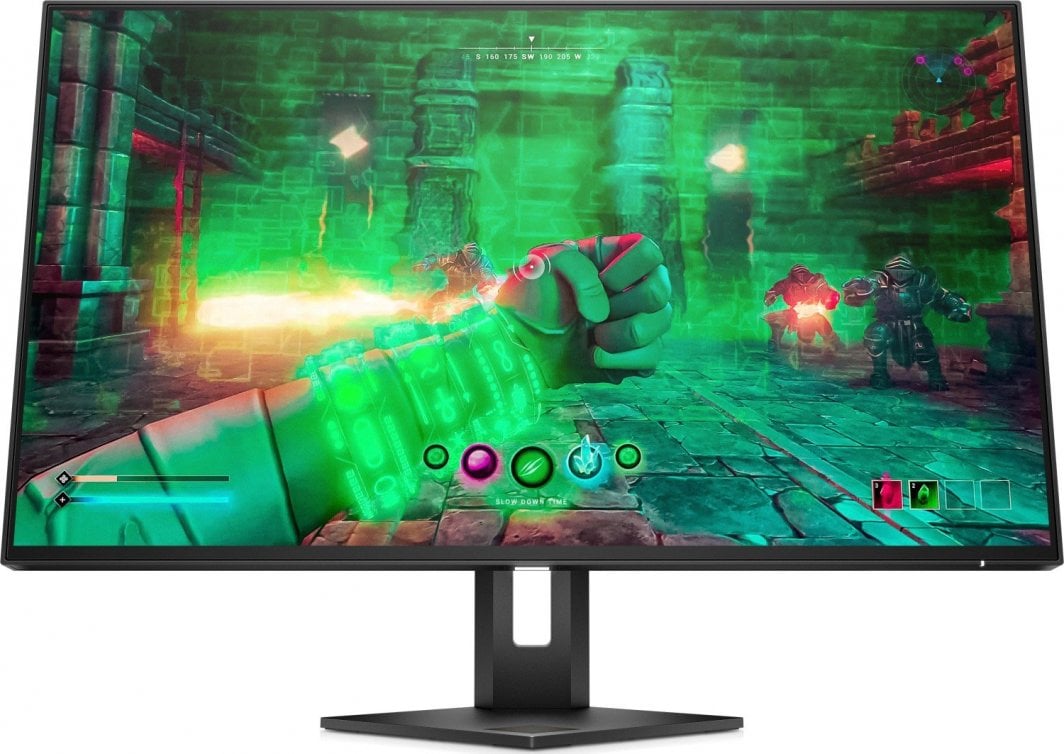 Монитор HP Omen 27u (3G6W0E9), 27'', 144Hz, класа F, 3840x2160 (UHD 4K), IPS, црна