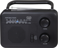 Radio portative Trevi RA7F6400, AM FM, e zezë