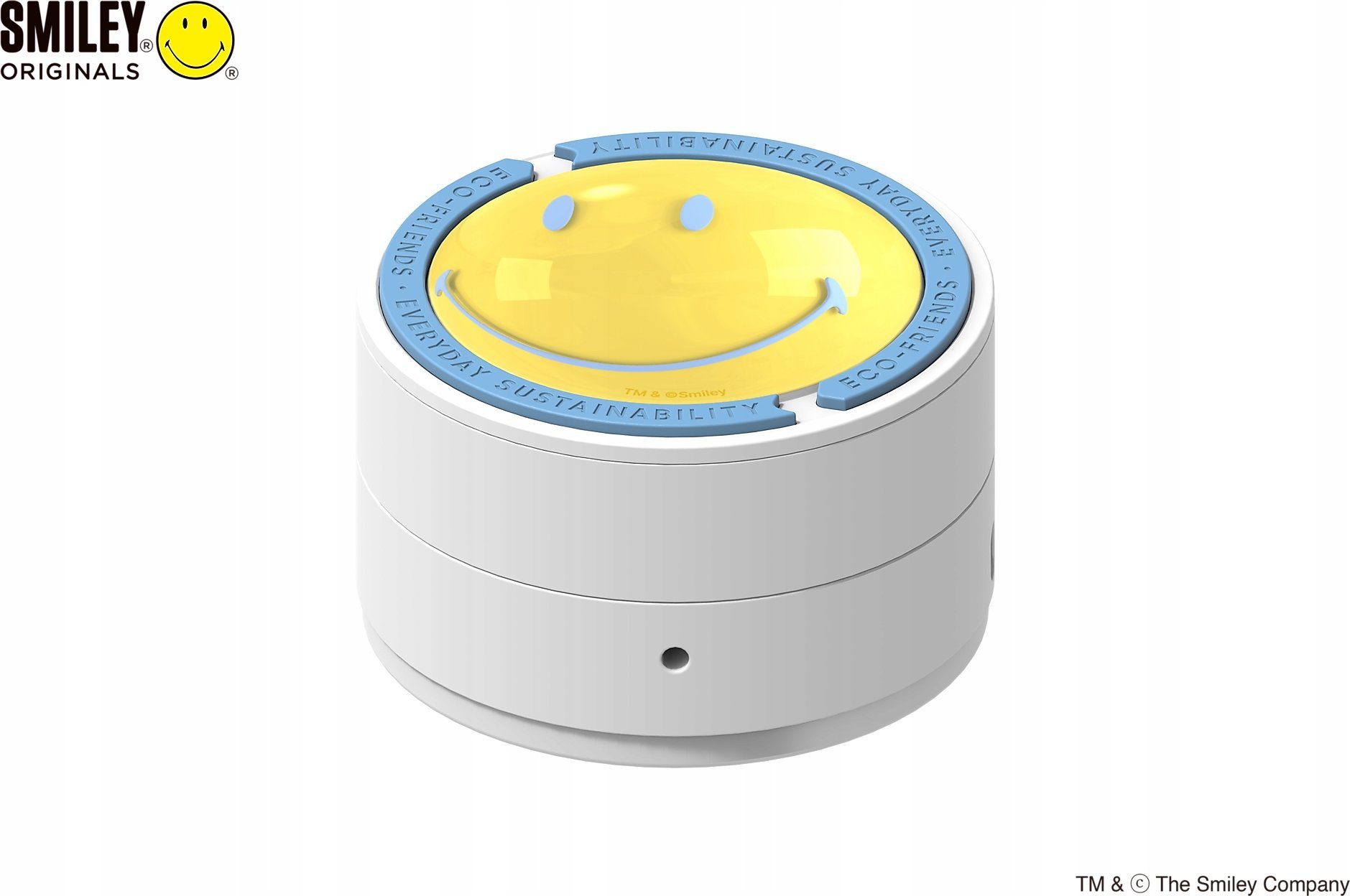 Mbulesë karikuesi Samsung Eco-Friends GP-FPR510SBH Smiley Edition, për Galaxy Buds FE, polikarbonat i ricikluar, e verdhë