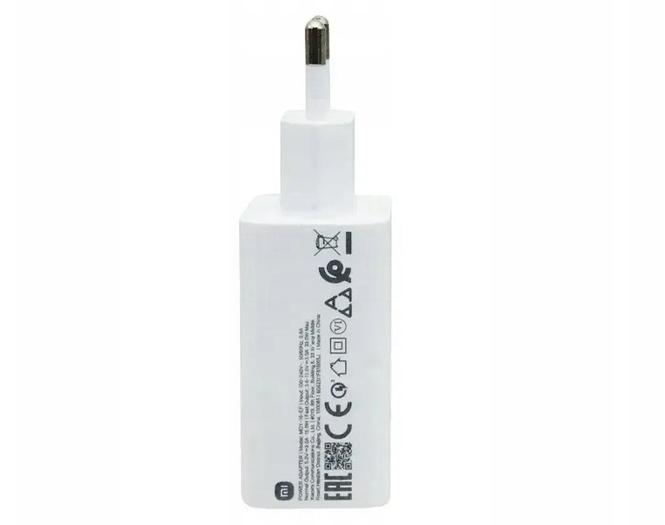 Karikues XIAOMI MDY-16-EF, USB-A, QC3.0 33W 3A, i bardhë