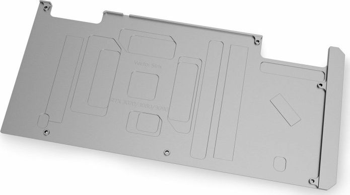 Pllakë pasme grafike EKWB Quantum Vector Strix RTX 3070 3080 3090, alumini, nickel
