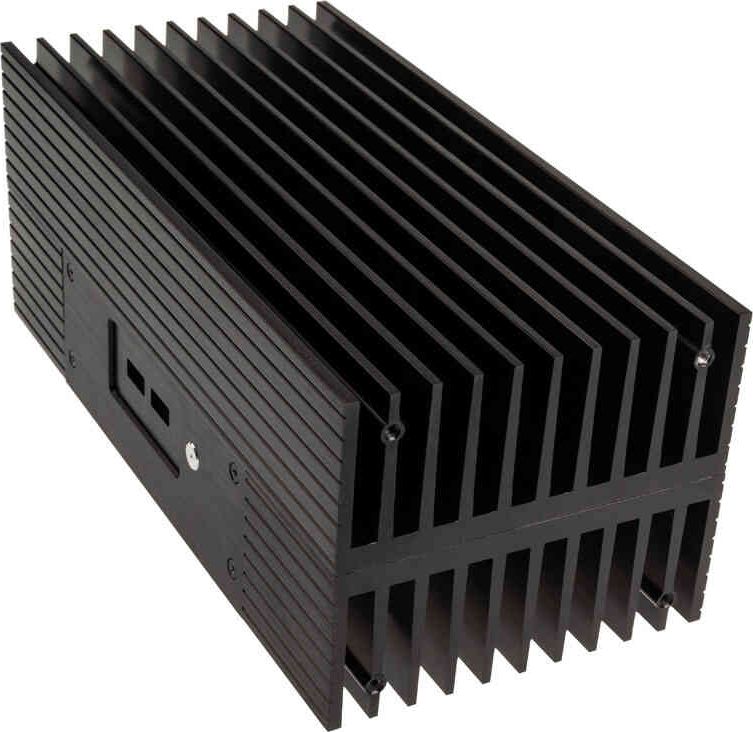 Kuti kompjuterike Akasa Turing TN A-NUC68-M1B, për Intel NUC 11, ftohje pasive, alumini, e zezë