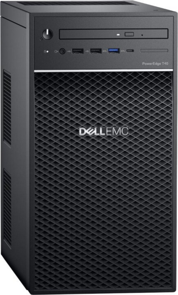 Foto e Server Dell PowerEdge T40 /E-2224G/16GB/2x480GB SSD/DRW/W10Pro/ 3Y NBD