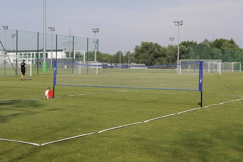 Shirit fushë sportive Yakimasport Football Volleyball Tape, 52 m, për shënim vijash, blu