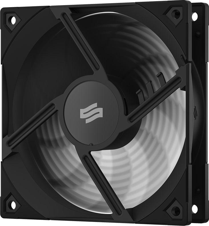 Ventilator ftohës SilentiumPC Fluctus 120 PWM (SPC316), 120mm, i zi