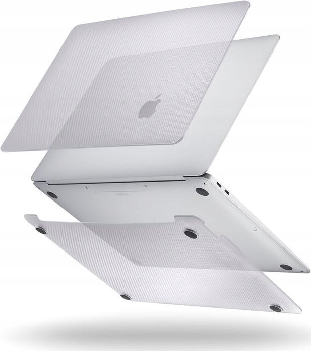 Këse mbrojtëse Pipetto Hardshell Dots, MacBook Air 13.3" M1 2020, PVC, transparente