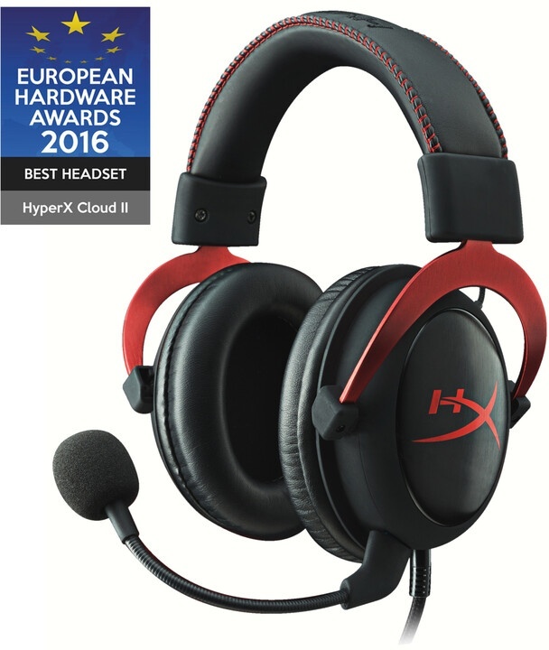 Kufje HyperX Cloud II, të kuqe