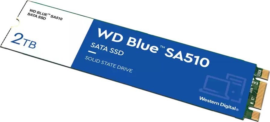 Disk SSD WD Blue SA510, 2TB, M.2 SATA, 560 MB/s