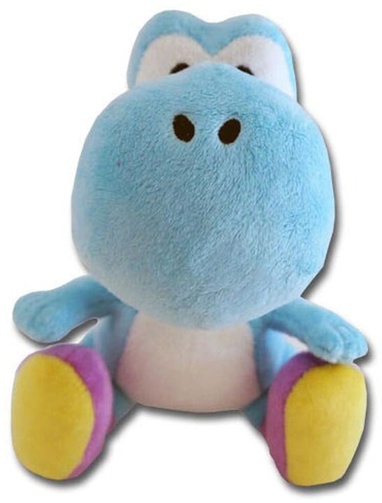 Lodër pelushi Nintendo Super Mario - Yoshi Clear Blue, 20cm