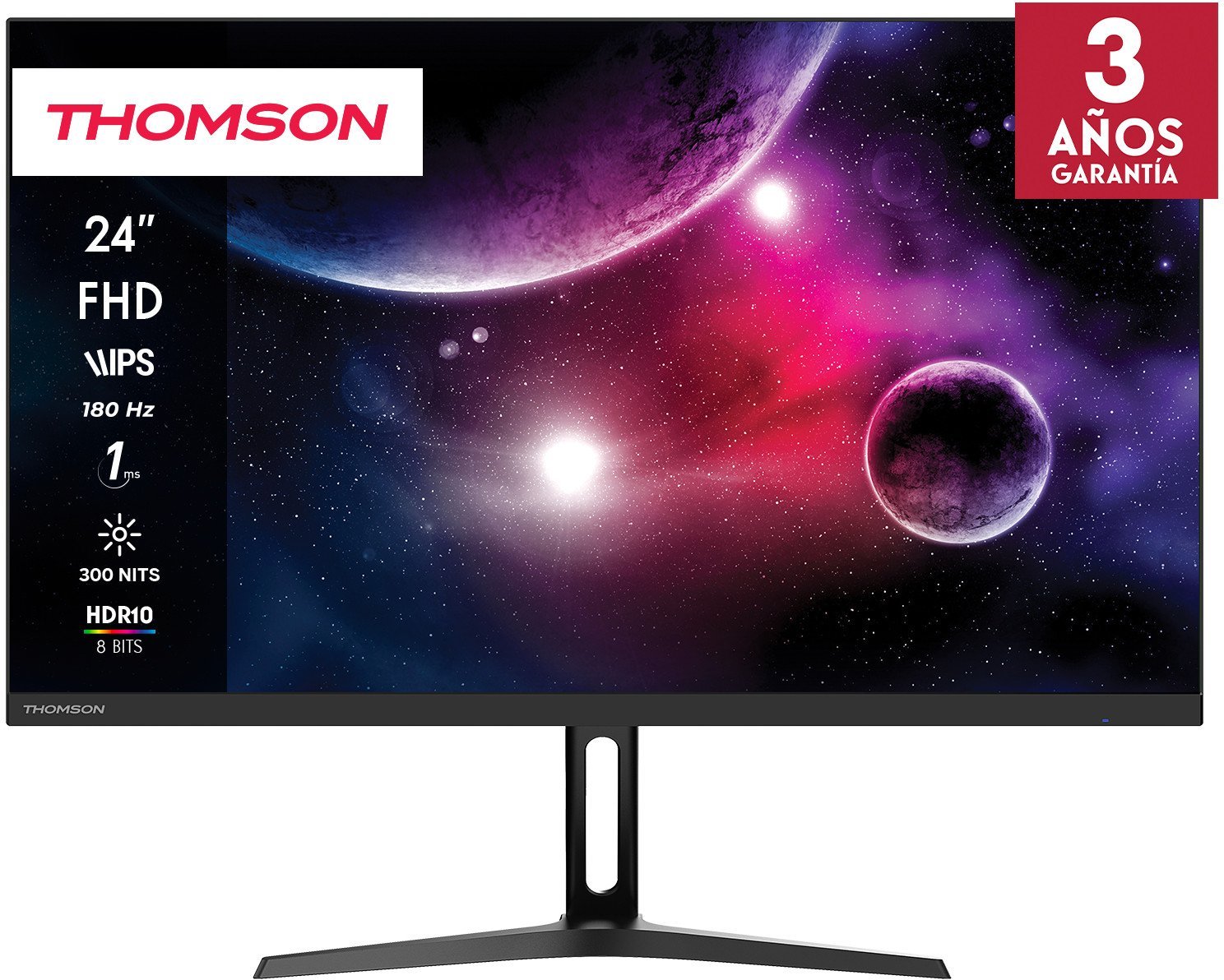 Monitor gaming Thomson, 24", FHD, IPS, i zi
