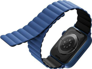 Rrip Uniq Revix Reversible Magnetic për Apple Watch 45/44/42mm, silikon, Caspian blue