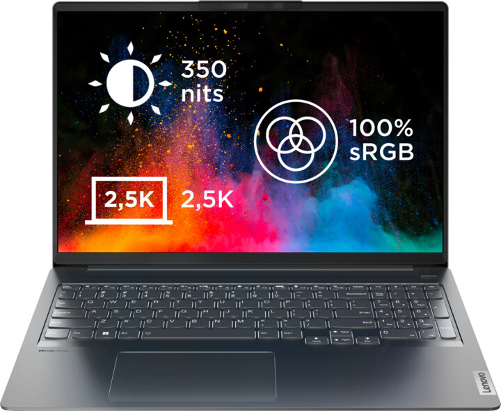 Laptop Lenovo Legion 5 Pro 16IAH7H, 16", Intel Core i5, 16GB RAM, 512GB SSD, Intel Iris Xe Graphics, gri