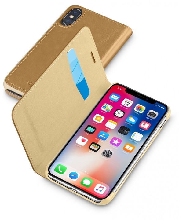 Mbrojtëse CellularLine Book Essential për Apple iPhone X, e kaftë
