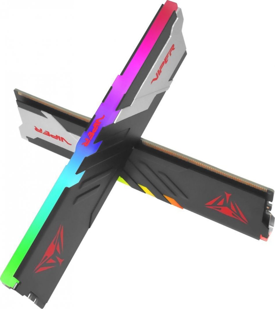 Memorie Patriot Viper Venom RGB, DDR5, 32 GB, 6600 MHz, CL34, PVVR532G660C34K