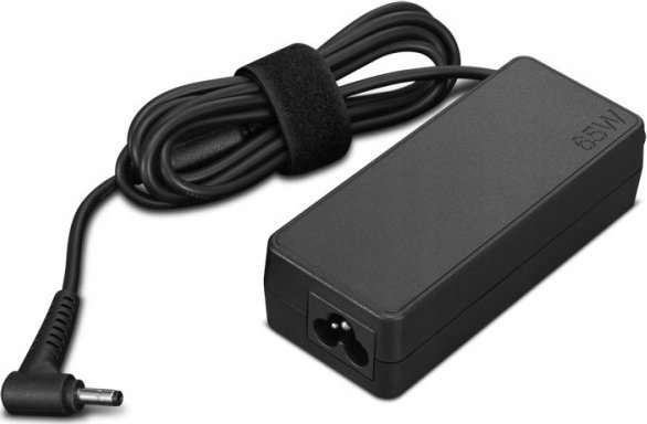 Adapter karikues Lenovo AC 65W, lidhje rrethore, i zi
