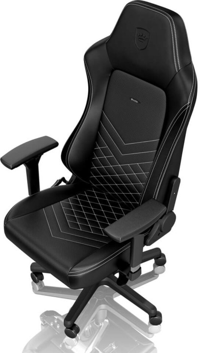 Karrige Noblechairs HERO, e zezë / bardhë platini