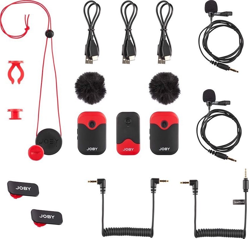 Mikrofon pa tela Joby Wavo AIR, lavalier, 3.5 mm, i zi