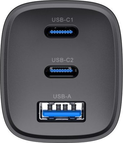 Karikues udhëtimi Havit UC20, 65W GaN, 3 porta, i zi