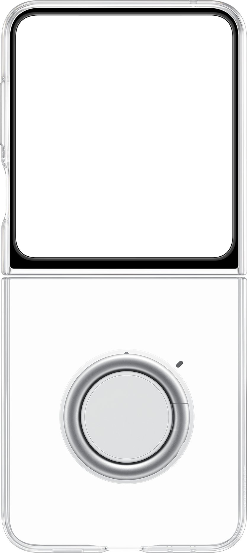 Set aksesorë Samsung Starter Pack EF-XF73KKTEGWW, këllëf transparent për Galaxy Z Flip5, karikues 25W, transparent