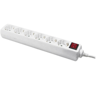 Kabllo vazhduese LogiLink 6-way + switch, 6x CEE 7/3 Kabllo vazhduese LogiLink 6-way + switch, 6x CEE 7/3