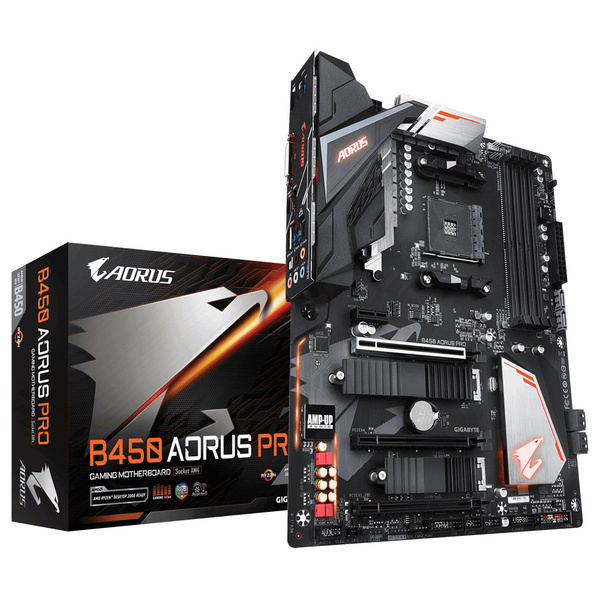 Pllakë amë Gigabyte B450 AORUS PRO (rev. 1.0) Socket AM4 ATX AMD B450