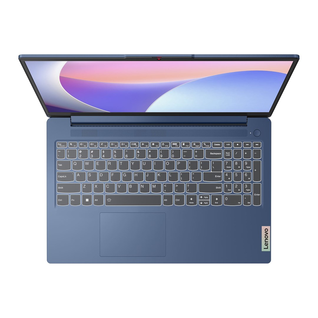 Laptop Lenovo IdeaPad Slim 3 15IRU8, Intel Core i3-1315U, 15.6", 8GB LPDDR5, 512GB SSD, Intel UHD Graphics, i kaltër