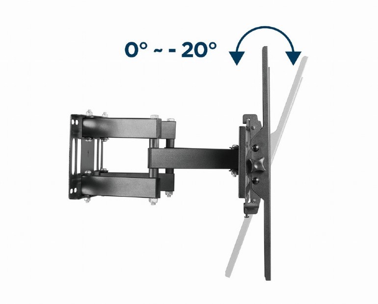 Mbajtëse për TV/Monitor Maclean MC-701N, 23”-55”, VESA 400x400, e zezë