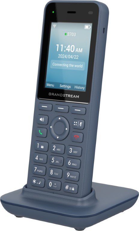 Telefoni pa tela Grandstream WP826, Wi-Fi 6 Dual Band, 3 llogari SIP, i zi