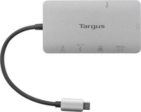 Docking station Targus 4K, USB-C, i hirtë