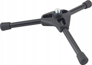 Stativ tavoline për mikrofon König & Meyer 23110-316-55, bazë plastike me këmbë palosëse, lidhje 3/8", i zi