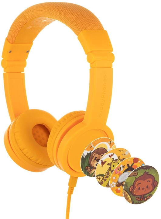 Kufje Buddyphones Explore +, të verdha