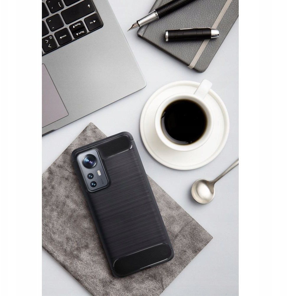 Mbrojtëse telefoni Armor Carbon për Google Pixel 9 Pro, material fleksibël, rezistente ndaj goditjeve, e zezë