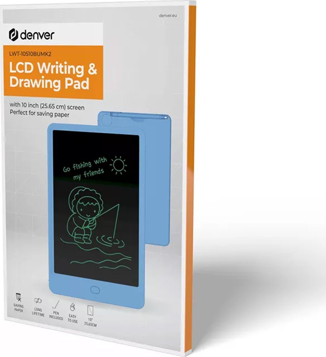 Графички таблет Denver LWT-10510, 10.5", LCD, сина